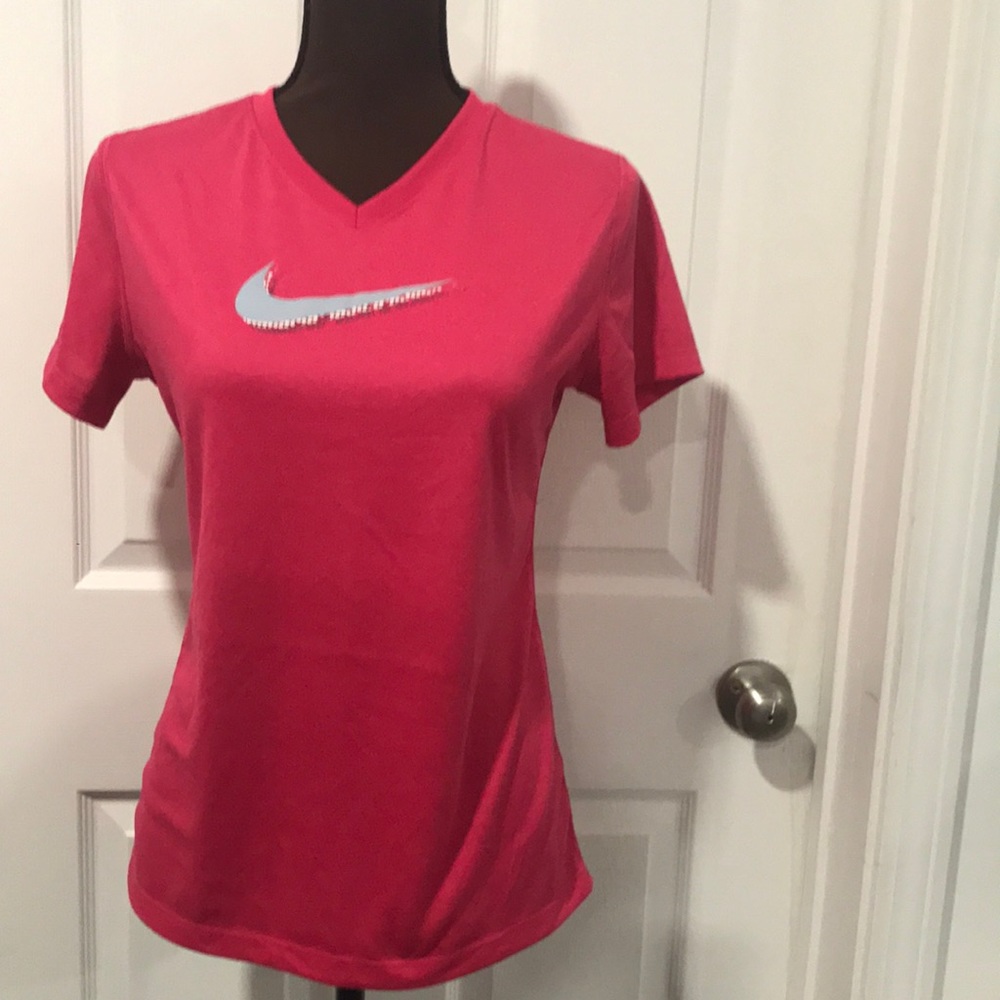 Nike dri-fit pink tee